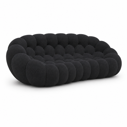 Canapé bubble 3 places Brume — Maille 3D Noir