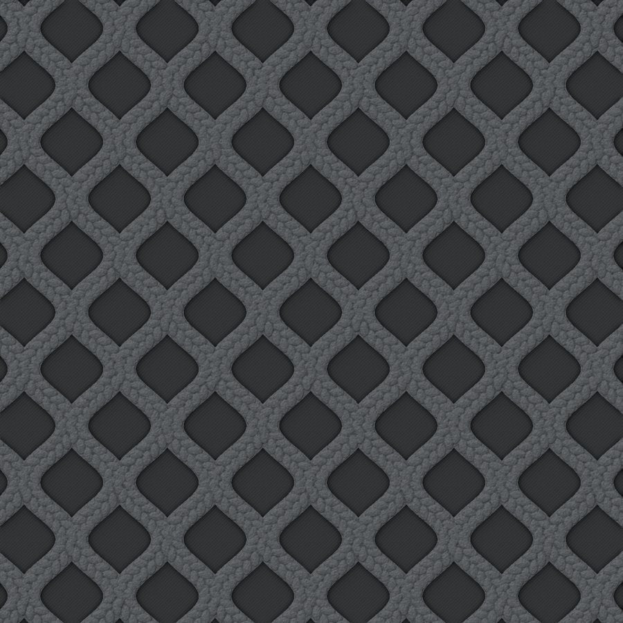 Gros plan de la maille 3d, coloris Gris anthracite