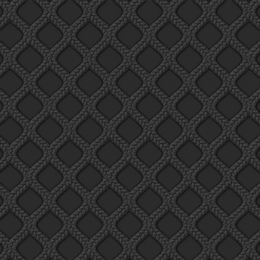 Gros plan de la maille 3d, coloris Noir