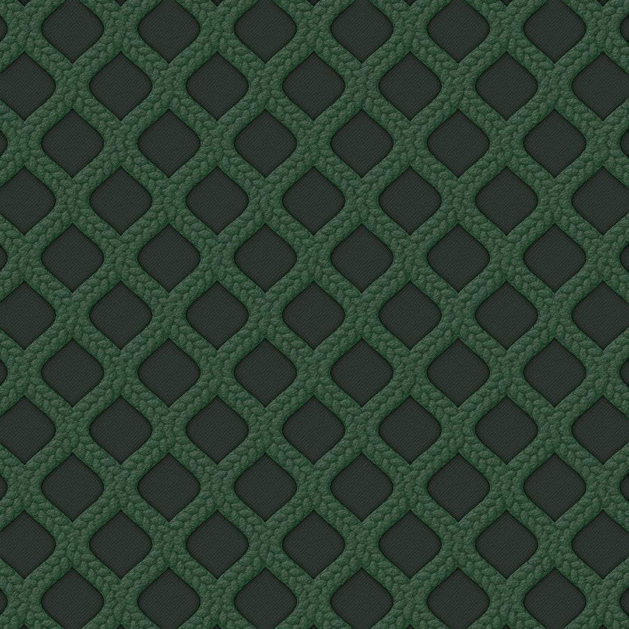 Gros plan de la maille 3d, coloris Vert forêt