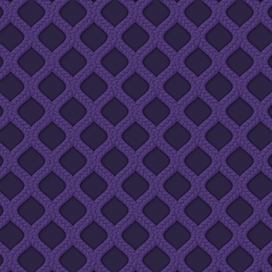 Gros plan de la maille 3d, coloris Violet foncé