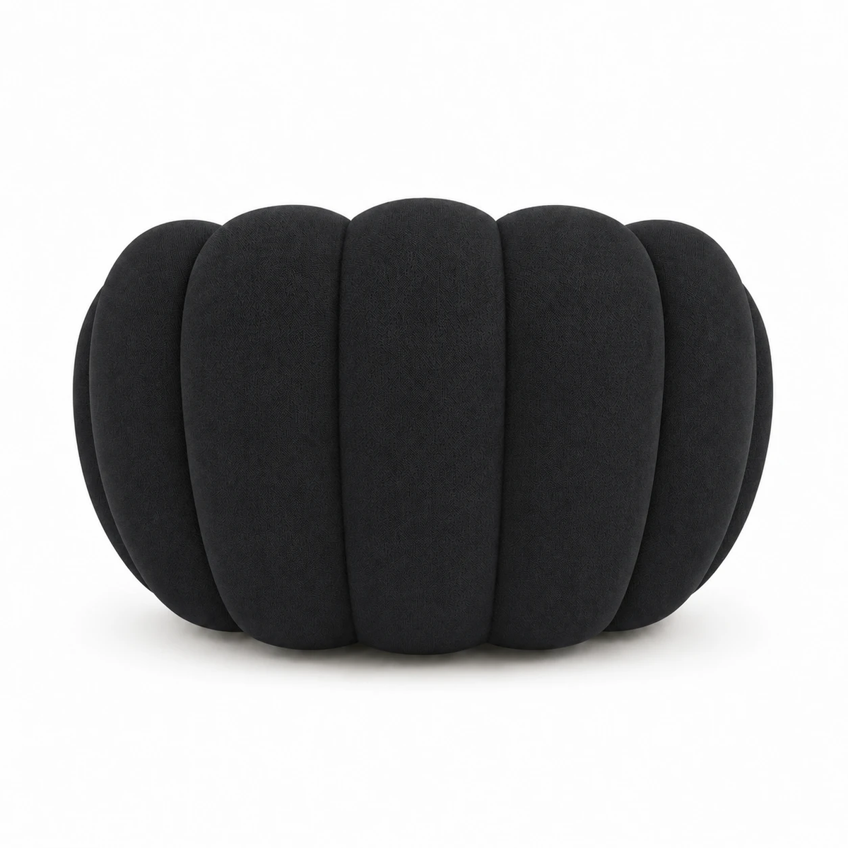 Canapé bubble 1 place Brume — Maille 3D Noir