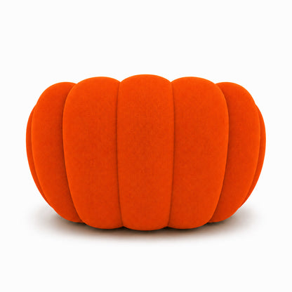 Canapé bubble 1 place Brume — Maille 3D Orange vif