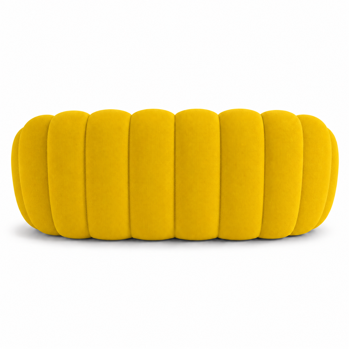 Canapé bubble 2 places Brume — Maille 3D Jaune vif chaud
