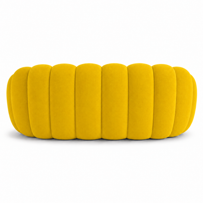 Canapé bubble 2 places Brume — Maille 3D Jaune vif chaud