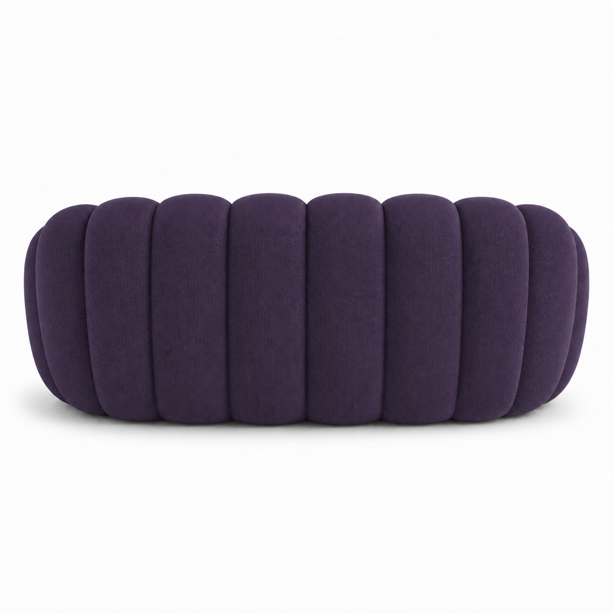 Canapé bubble 2 places Brume — Maille 3D Violet foncé