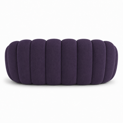 Canapé bubble 2 places Brume — Maille 3D Violet foncé