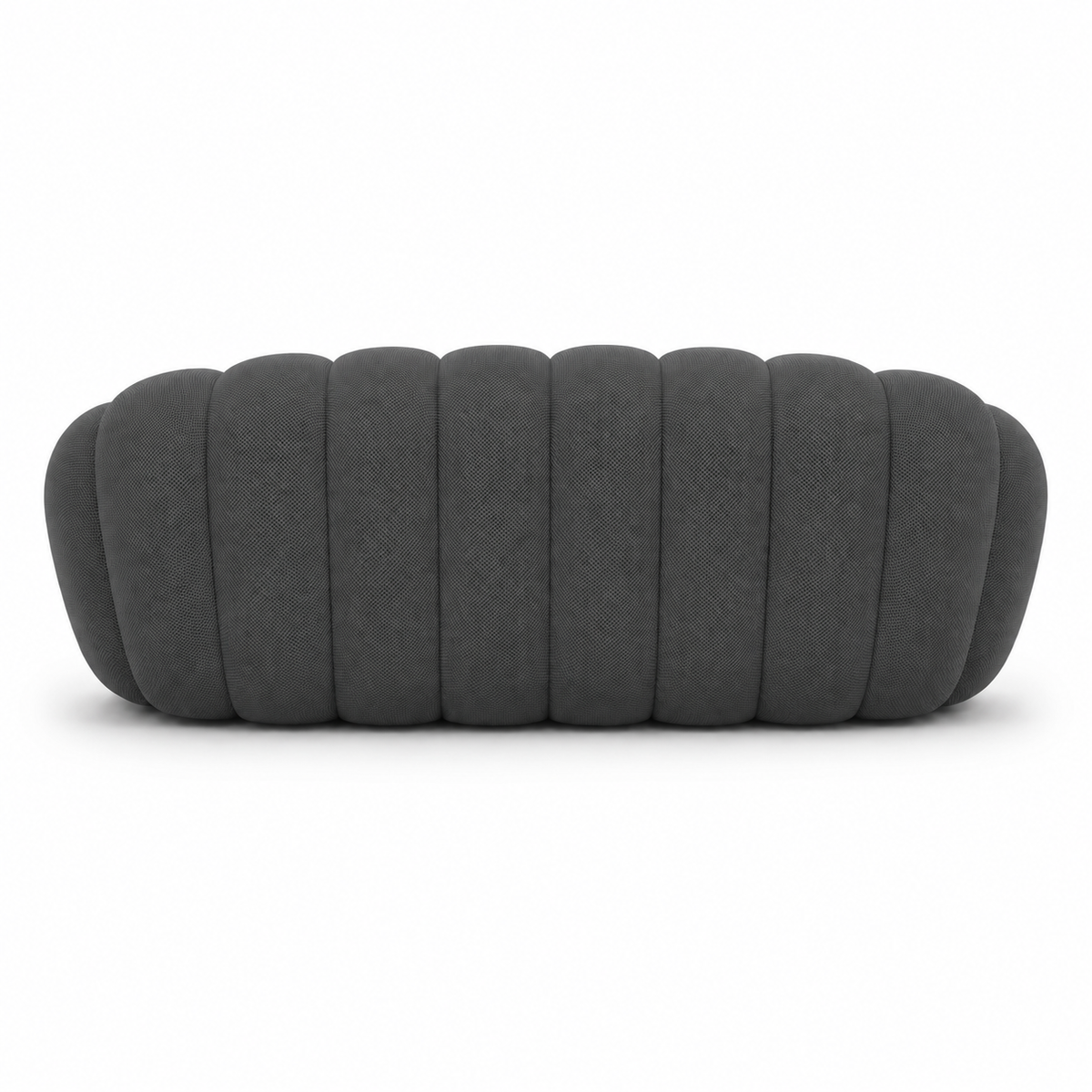 Canapé bubble 3 places Brume — Maille 3D Gris anthracite