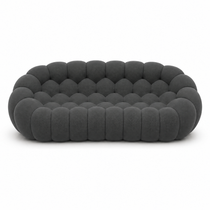 Canapé bubble 3 places Brume — Maille 3D Gris anthracite