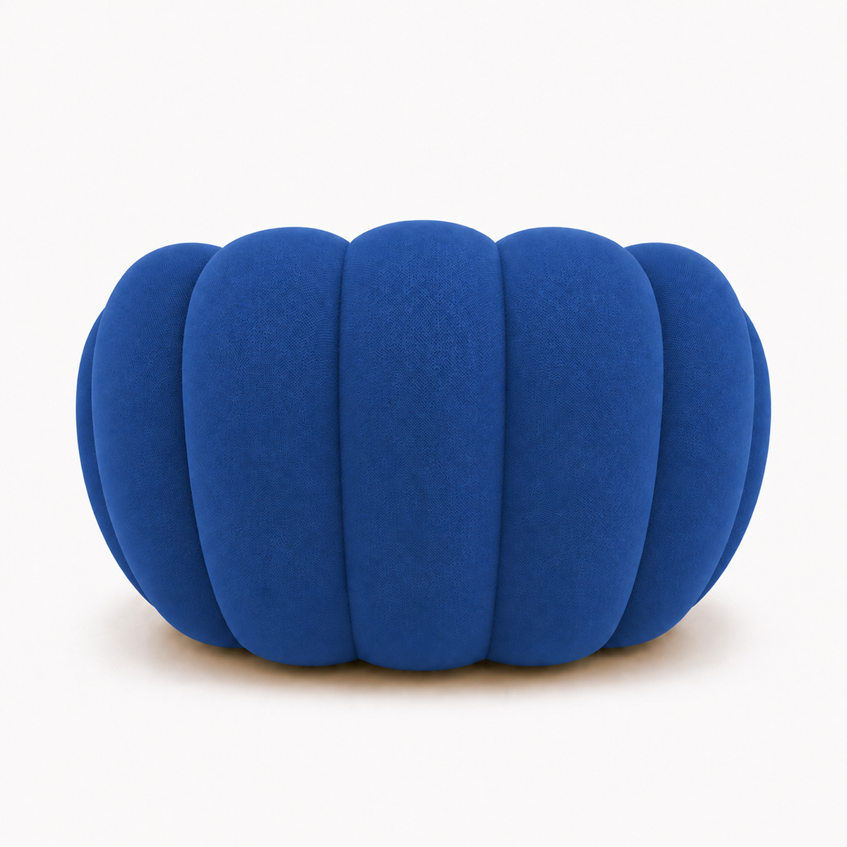 Canapé bubble 1 place Brume — Maille 3D Bleu roi