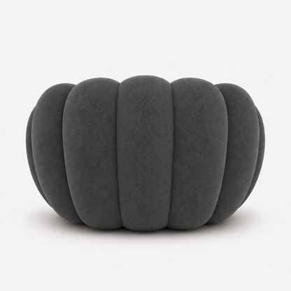 Canapé bubble 1 place Brume — Maille 3D Gris anthracite