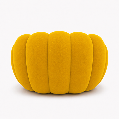 Canapé bubble 1 place Brume — Maille 3D Jaune vif chaud
