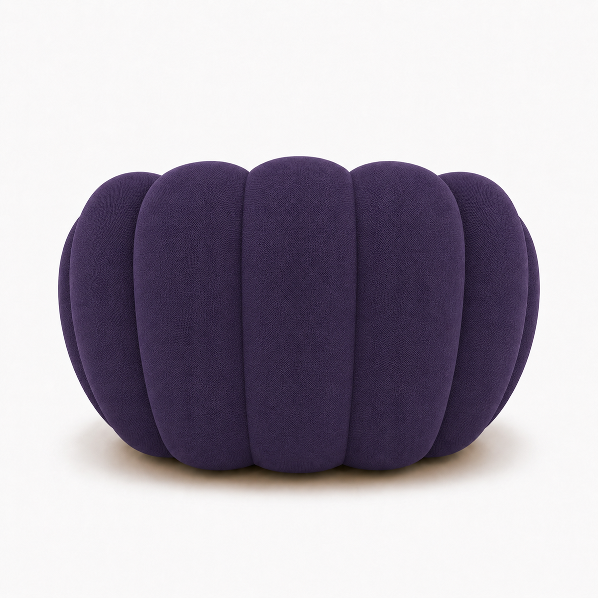 Canapé bubble 1 place Brume — Maille 3D Violet foncé