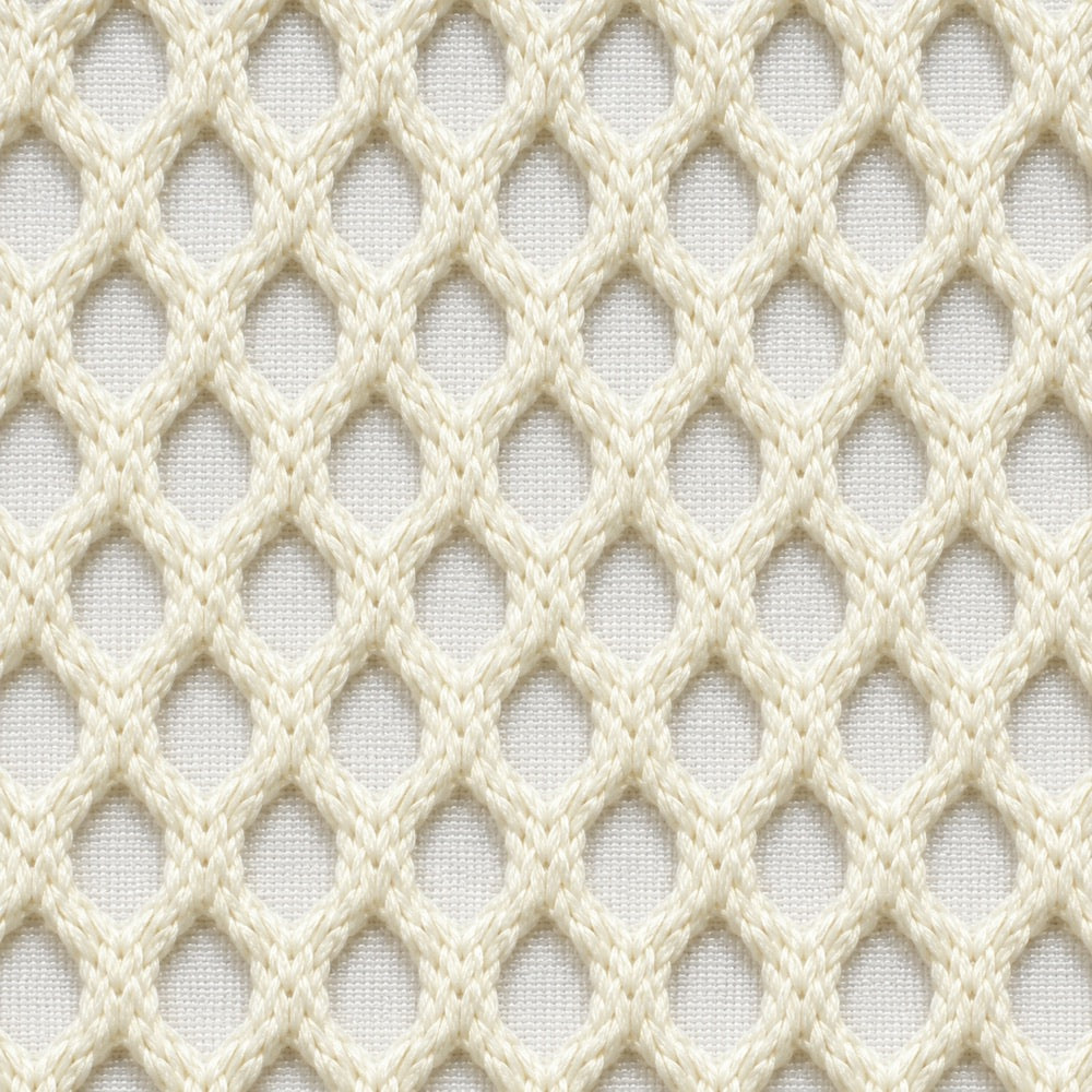 Canapé bubble 3 places Brume — Maille 3D Blanc cassé
