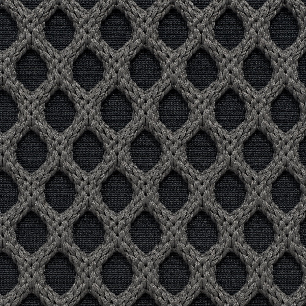 Pouf bubble Brume — Maille 3D Gris anthracite