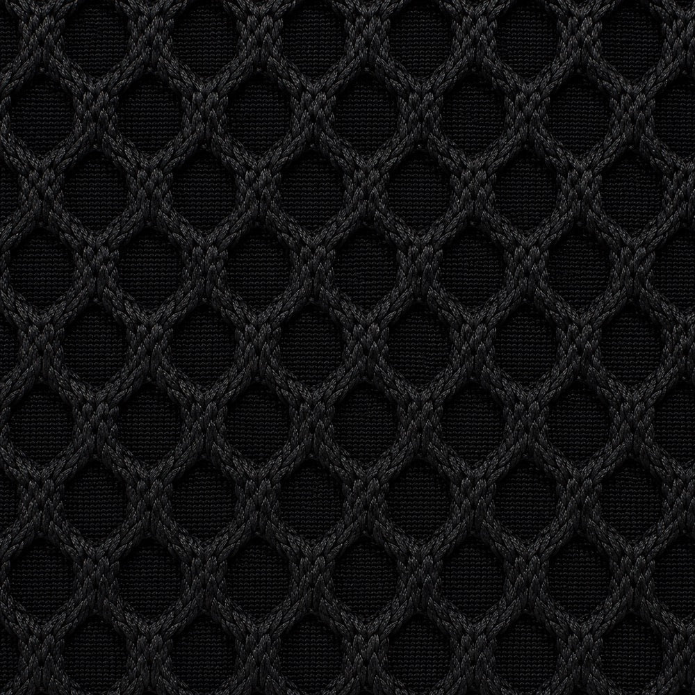Pouf bubble Brume — Maille 3D Noir