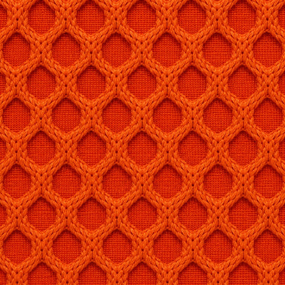 Canapé bubble 3 places Brume — Maille 3D Orange vif
