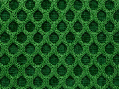 Pouf bubble Brume — Maille 3D Vert forêt