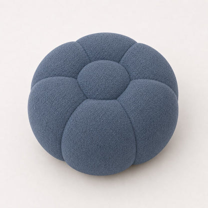 Pouf bubble Brume — Bouclette Bleu gris