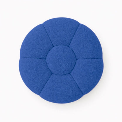 Pouf bubble Brume — Bouclette Bleu roi