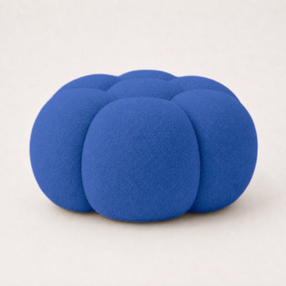 Pouf bubble Brume — Bouclette Bleu roi
