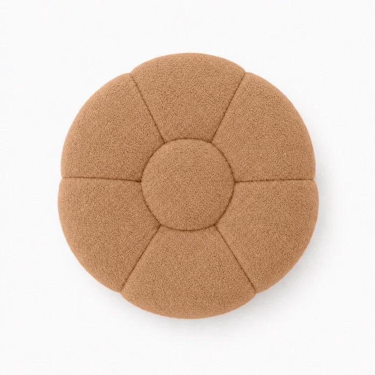 Pouf bubble Brume — Bouclette Camel