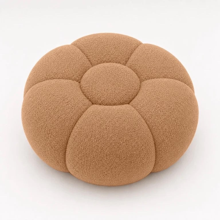 Pouf bubble Brume — Bouclette Camel
