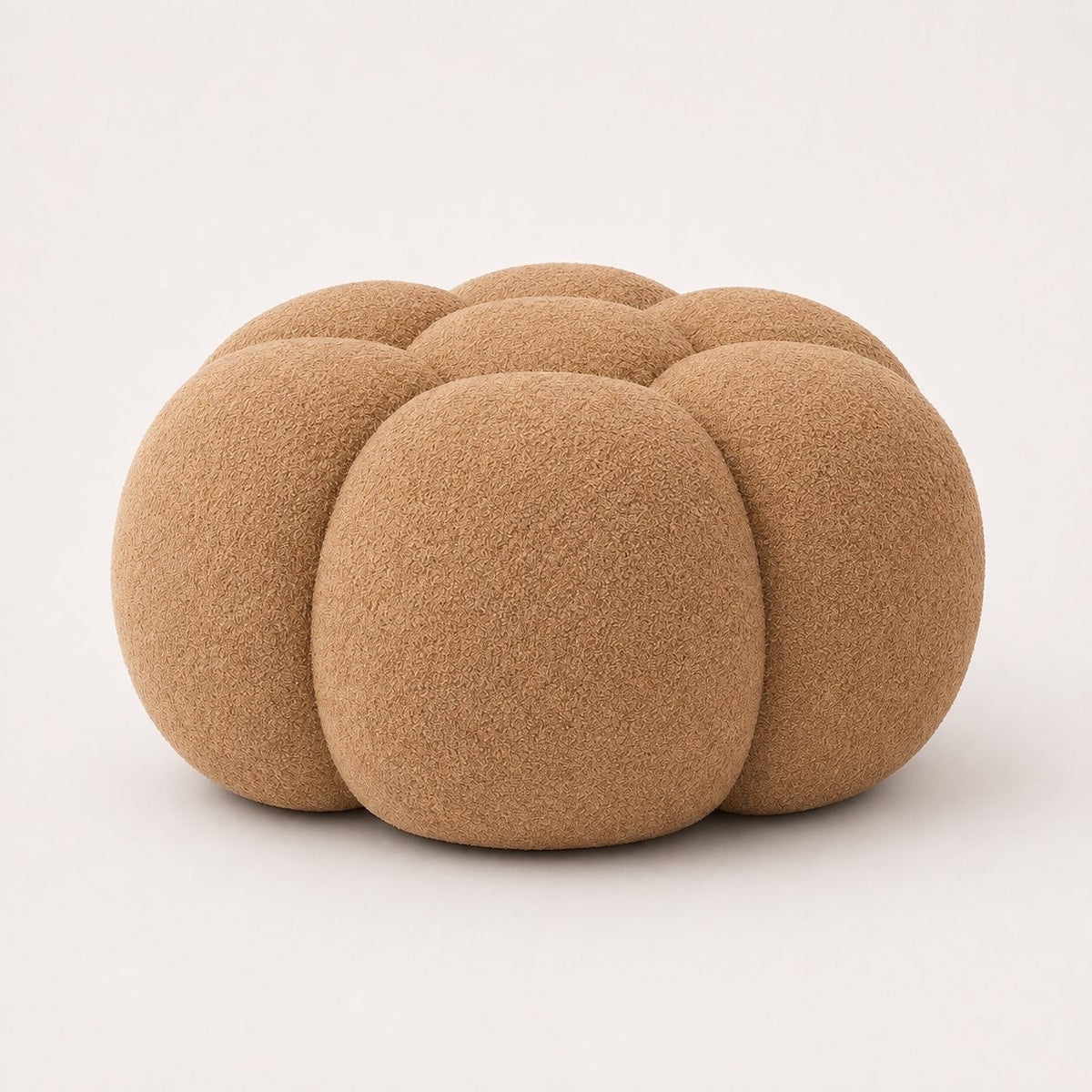 Pouf bubble Brume — Bouclette Camel