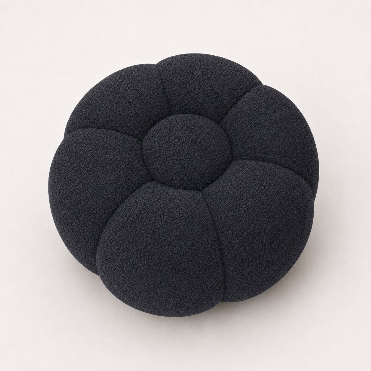 Pouf bubble Brume — Bouclette Noir