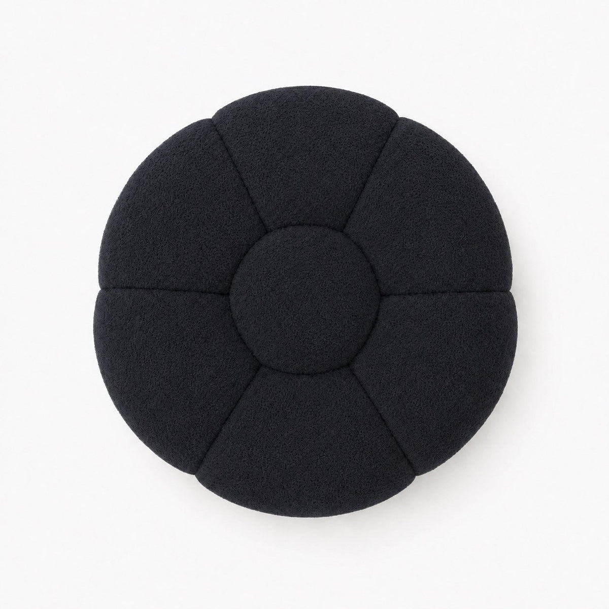 Pouf bubble Brume — Bouclette Noir