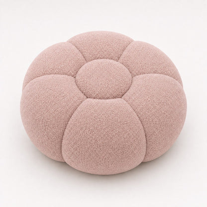 Pouf bubble Brume — Bouclette Rose poudré