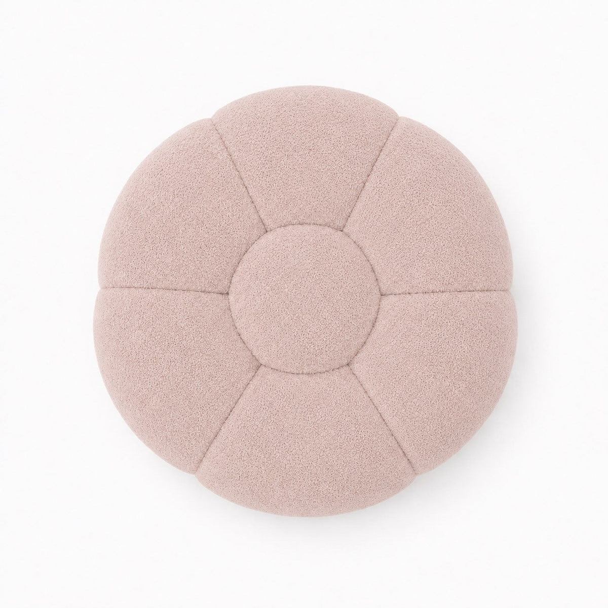 Pouf bubble Brume — Bouclette Rose poudré