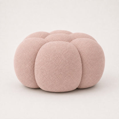 Pouf bubble Brume — Bouclette Rose poudré