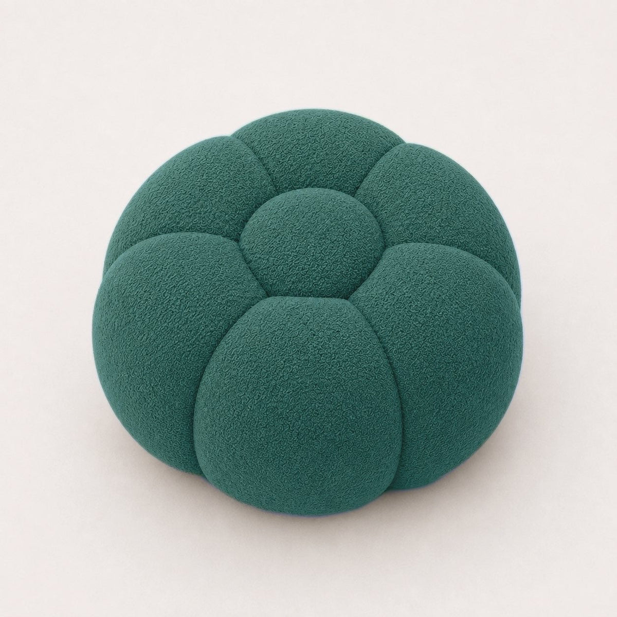 Pouf bubble Brume — Bouclette Vert canard