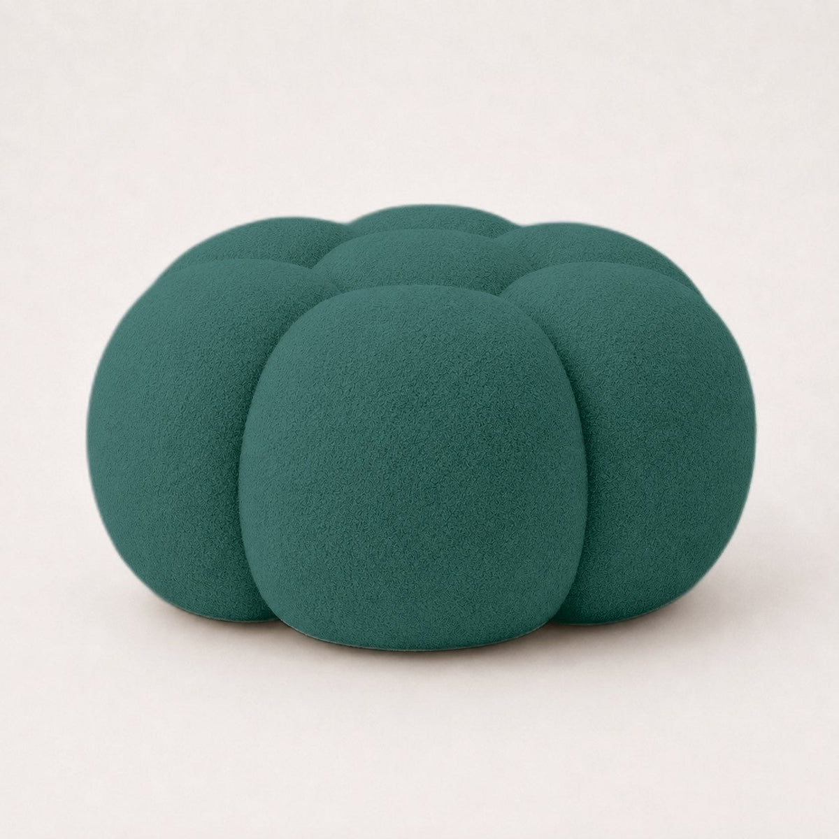 Pouf bubble Brume — Bouclette Vert canard