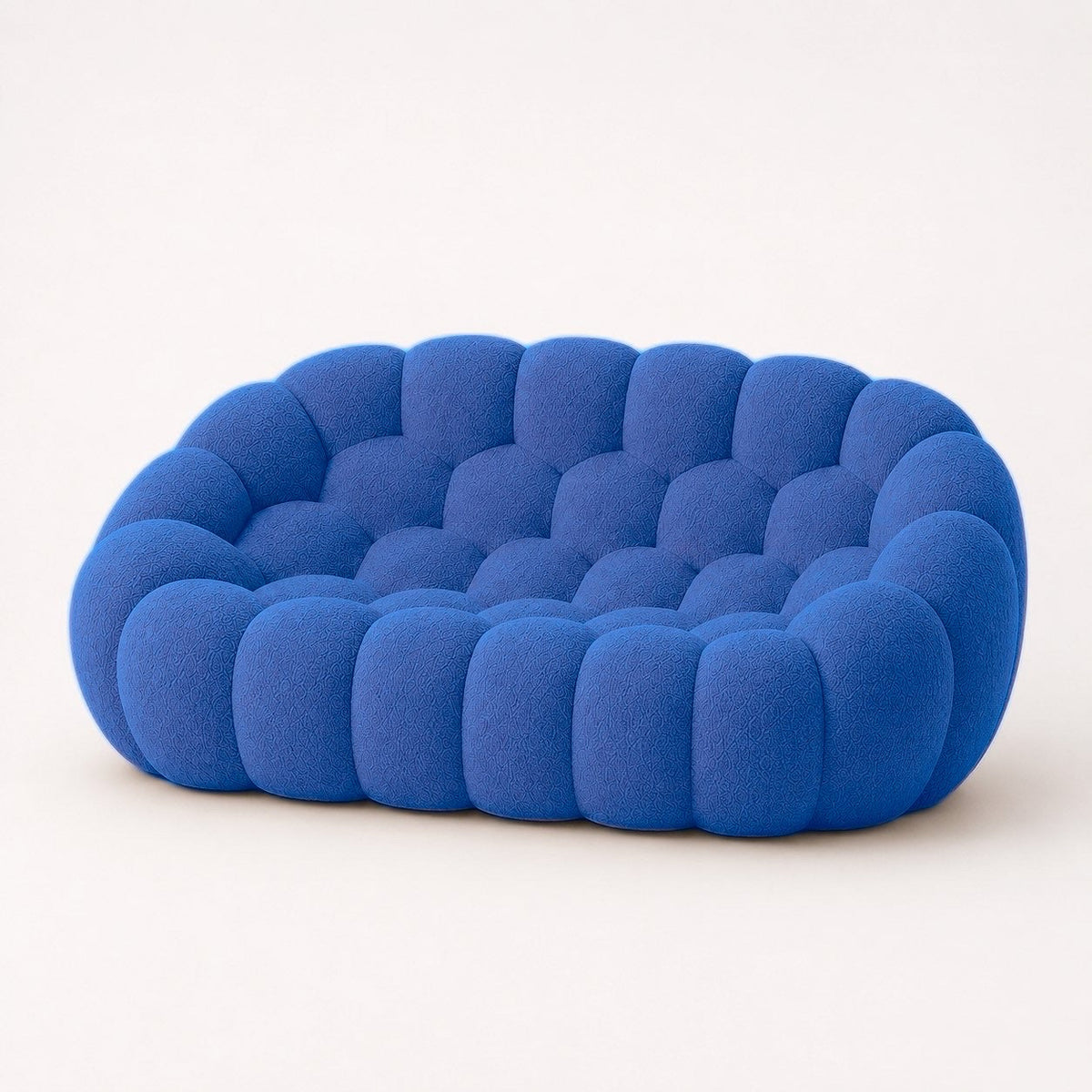 Canapé bubble 2 places Brume — Bouclette Bleu roi